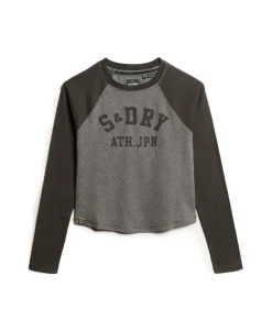 Athletic Essentials Rib Slim Long Sleeve Top