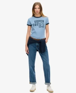 Athletic Essentials Ringer Fitted T-Shirt