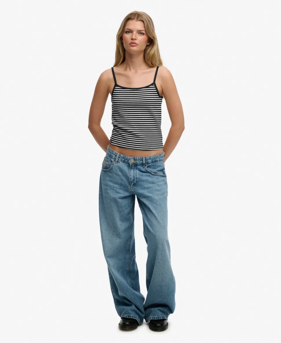 Athletic Essentials Stripe Cami Top