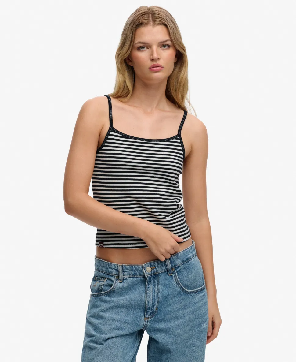 Athletic Essentials Stripe Cami Top
