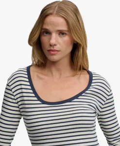 Athletic Essentials Striped Long Sleeve Top