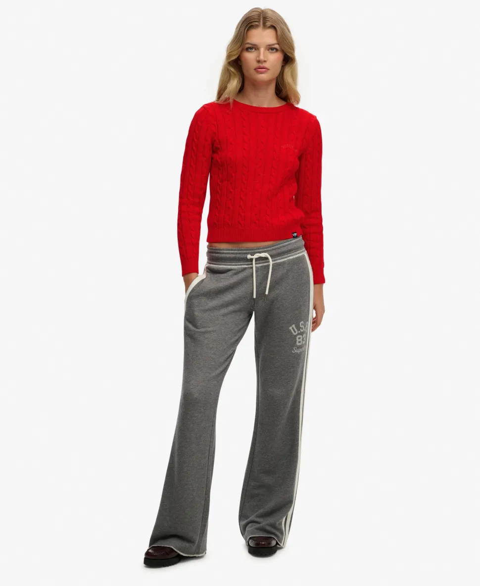 Athletic Essentials Stripe Flare Joggers