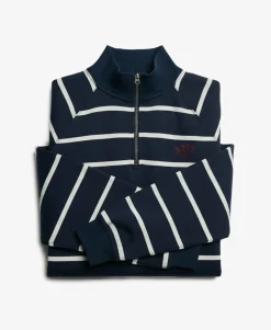 Athletic Essentials Stripe Half Zip Sweatshirt