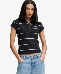 Athletic Essentials Stripe Jersey Polo Shirt