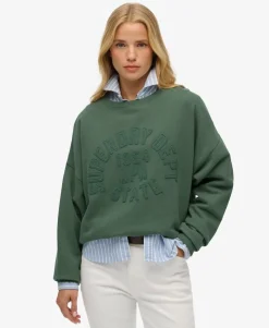 Athletic Essentials Tonal Applique Crew Sweatshirt