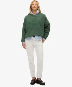 Athletic Essentials Tonal Applique Crew Sweatshirt