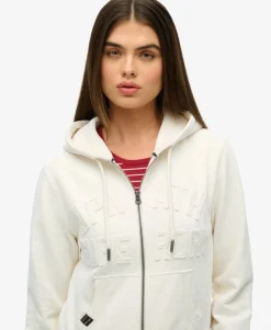 Athletic Essentials Tonal Cropped Zip Hoodie