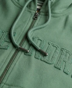 Athletic Essentials Tonal Cropped Zip Hoodie