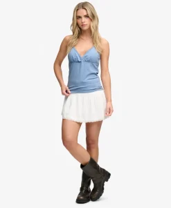 Athletic Essentials Trim V-Neck Vest Top