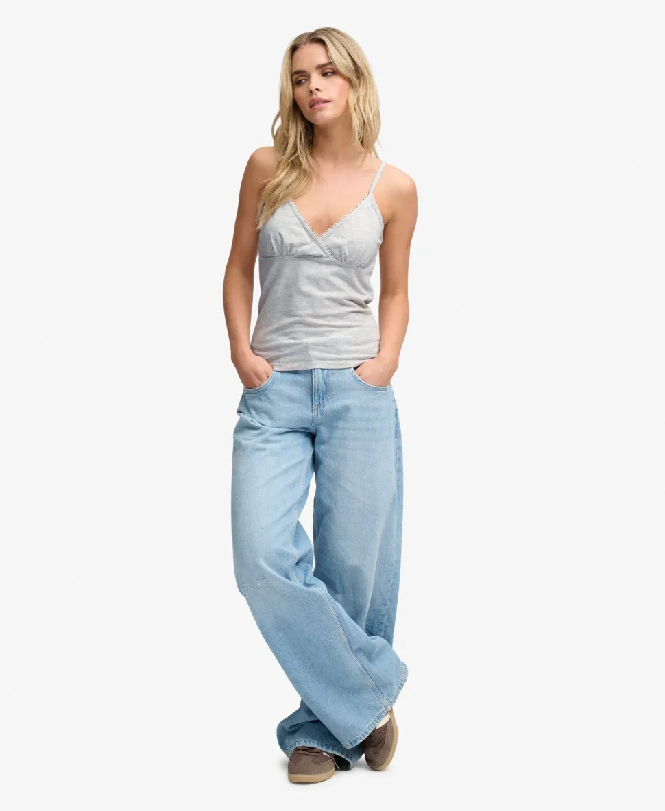 Athletic Essentials Trim V-Neck Vest Top