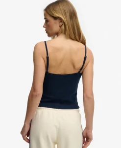 Athletic Essentials V Neck Pointelle Cami Top