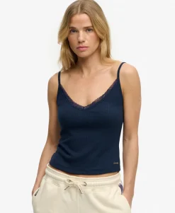 Athletic Essentials V Neck Pointelle Cami Top