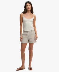 Athletic Essentials V Neck Pointelle Cami Top