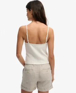 Athletic Essentials V Neck Pointelle Cami Top