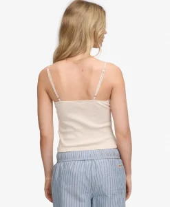 Athletic Essentials V-Neck Waffle Cami Top
