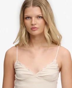 Athletic Essentials V-Neck Waffle Cami Top