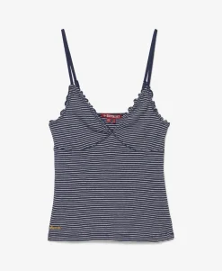 Athletic Essentials V-Neck Waffle Cami Top