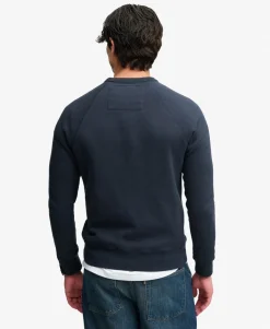 Athletic Felt Applique Crew Neck Sweatshirt