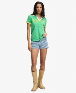 Athletic Football Collared T-shirt