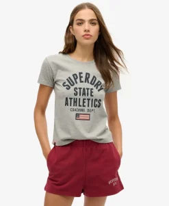 Athletic Graphic Fitted T-Shirt