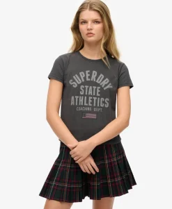 Athletic Graphic Fitted T-Shirt