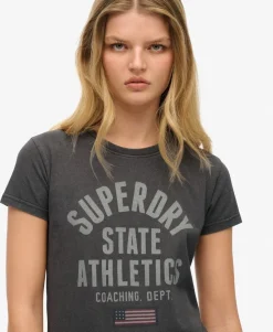 Athletic Graphic Fitted T-Shirt