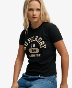 Athletic Graphic Fitted T-Shirt