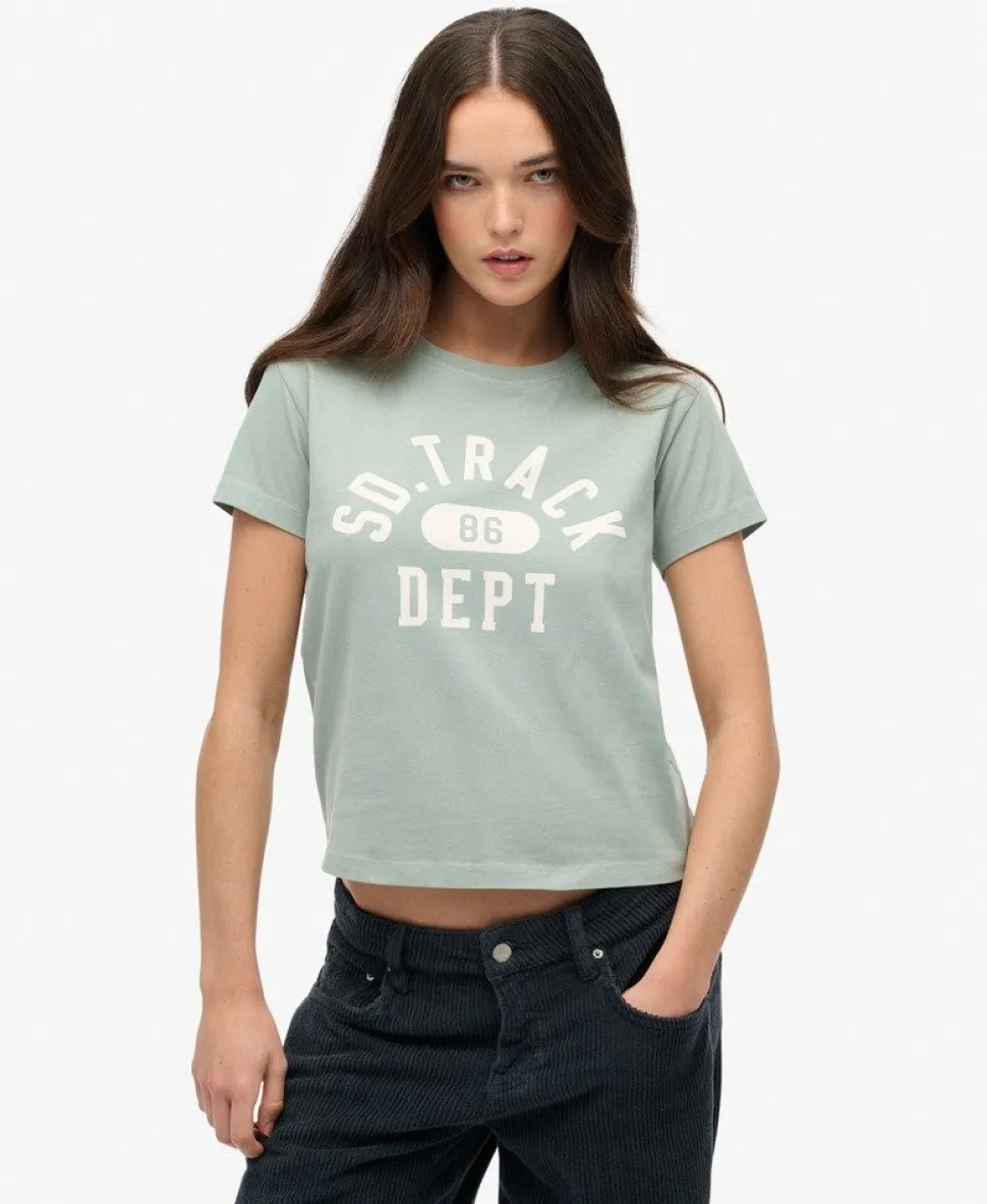 Athletic Graphic Fitted T-Shirt