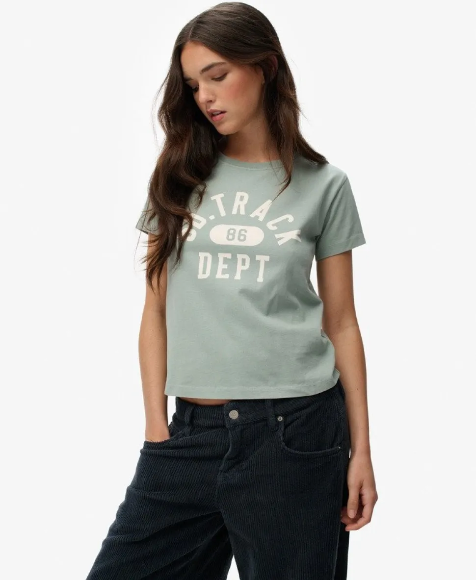 Athletic Graphic Fitted T-Shirt