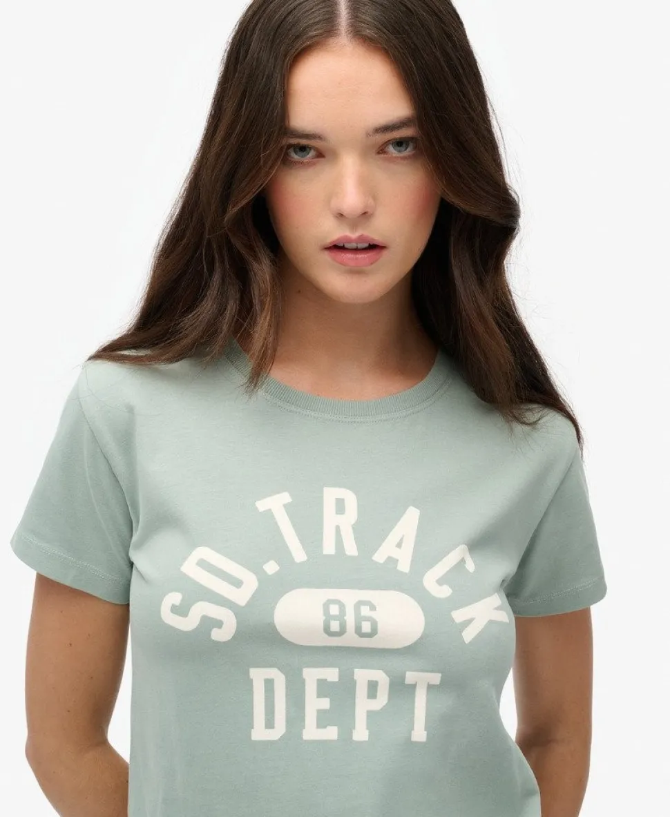 Athletic Graphic Fitted T-Shirt