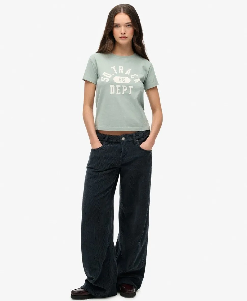 Athletic Graphic Fitted T-Shirt