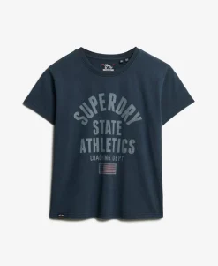 Athletic Graphic Fitted T-Shirt