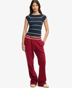 Athletic Off Shoulder Pattern Top