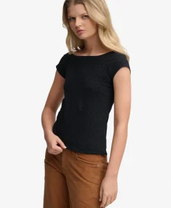 Athletic Off Shoulder Pattern Top