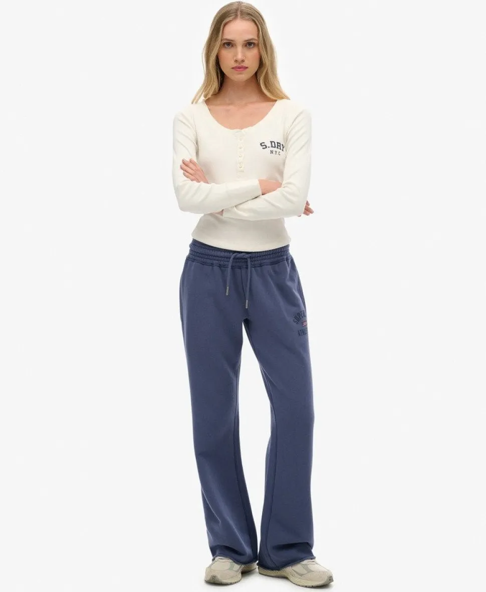 Athletic Print Flare Joggers