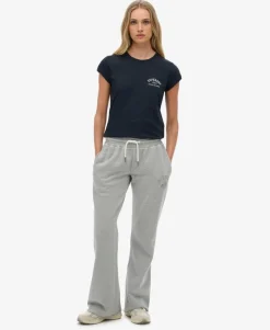 Athletic Print Flare Joggers