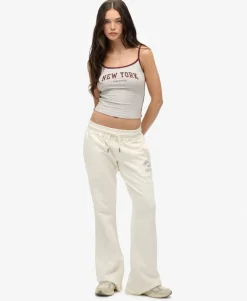 Athletic Print Flare Joggers