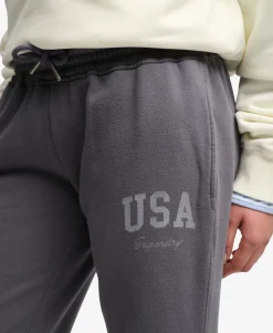 Athletic Print Flare Joggers
