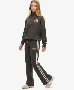 Athletic Stripe Flare Joggers