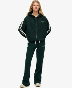 Athletic Stripe Flare Joggers