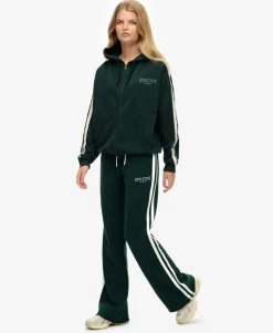 Athletic Stripe Flare Joggers