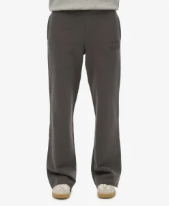 Athletic Tonal Embroidered Wide Leg Joggers