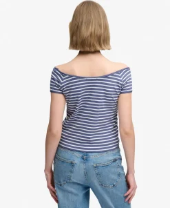 Bardot Short Sleeve Off Shoulder Top