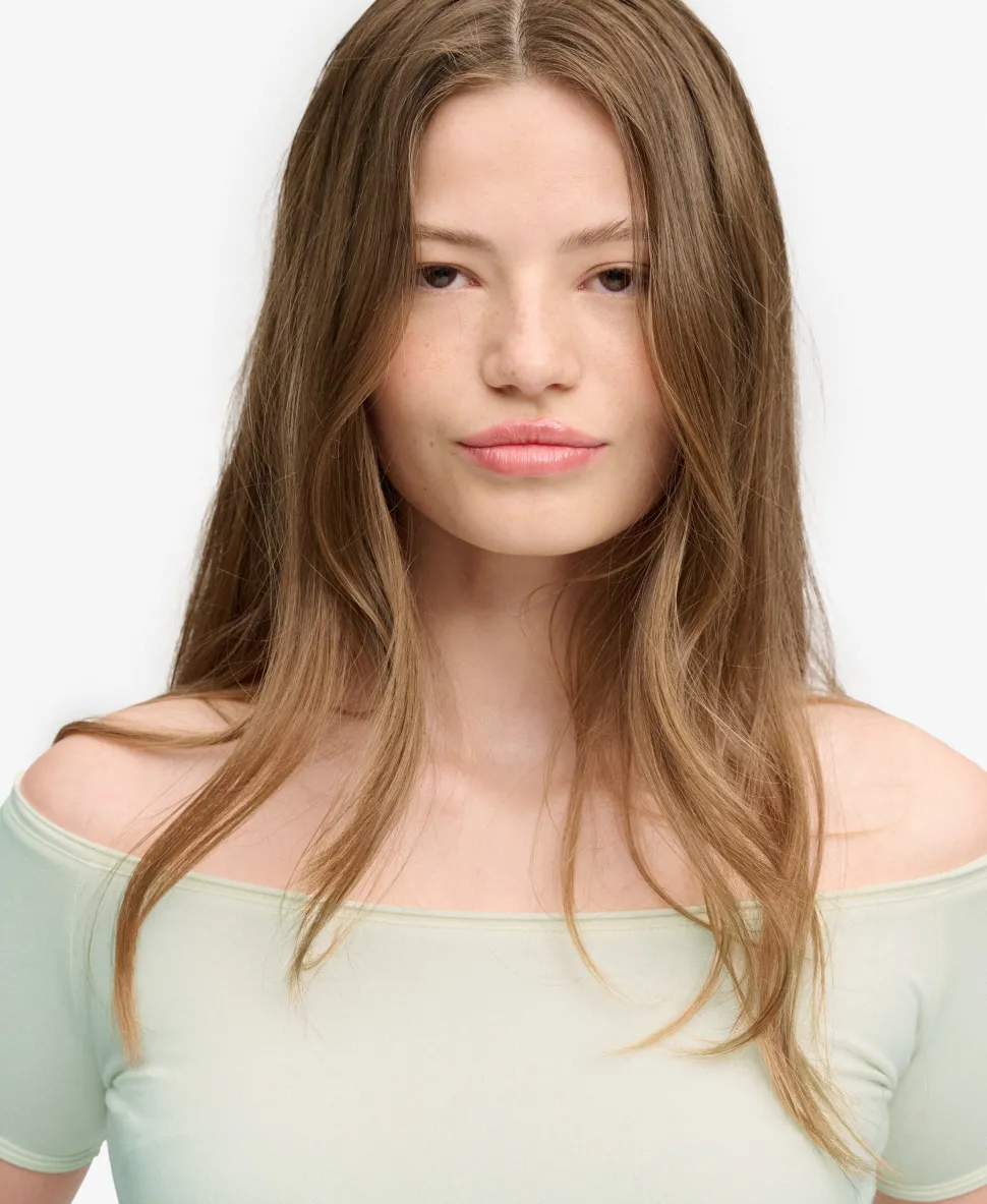Bardot Short Sleeve Off Shoulder Top