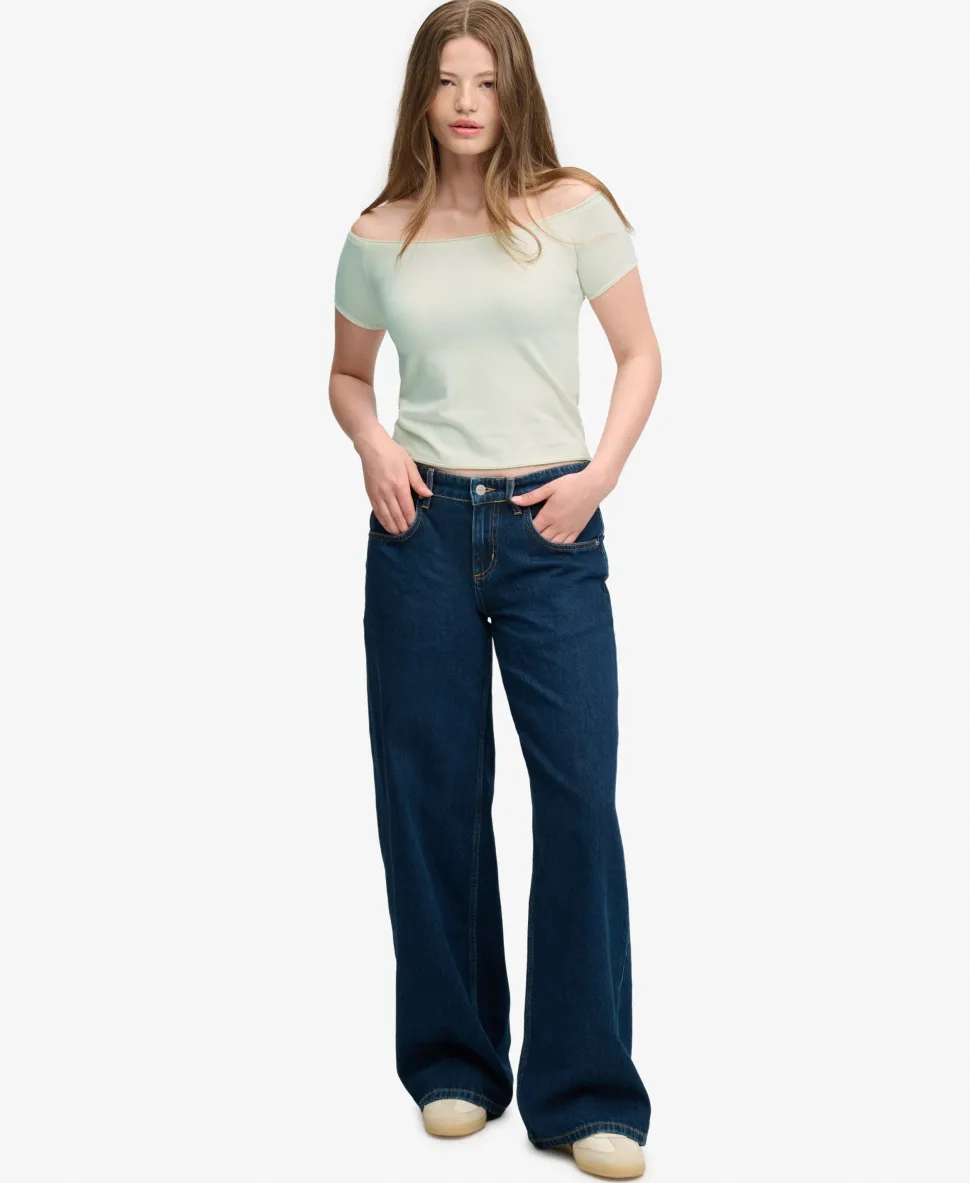 Bardot Short Sleeve Off Shoulder Top