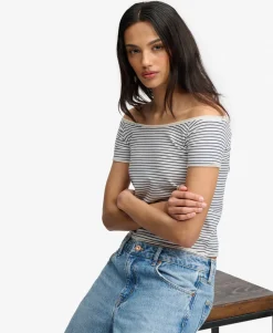 Bardot Short Sleeve Off Shoulder Top