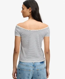Bardot Short Sleeve Off Shoulder Top