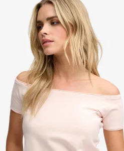 Bardot Short Sleeve Off Shoulder Top