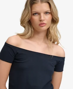 Bardot Short Sleeve Off Shoulder Top