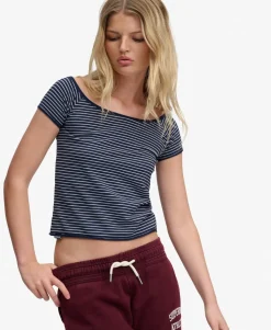 Bardot Short Sleeve Off Shoulder Top